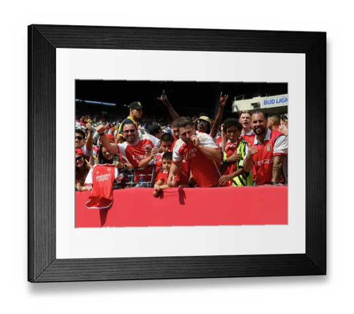 Framed Print : Arsenal Fans at MetLife Stadium: Pre-Season Showdown Against Manchester United (2023-24) Framed Print : Arsenal Fans at MetLife Stadium: Pre-Season Showdown Against Manchester United (2023-24)