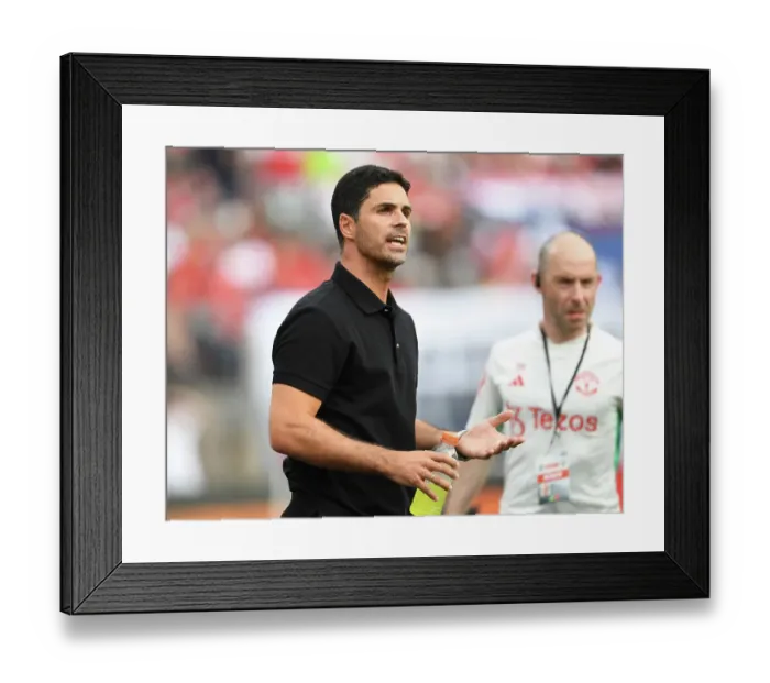 Framed Print : Arsenal vs. Manchester United: Arteta vs. Ten Hag Showdown at MetLife Stadium (2023-24) Framed Print : Arsenal vs. Manchester United: Arteta vs. Ten Hag Showdown at MetLife Stadium (2023-24)