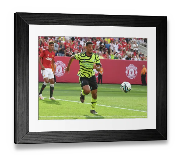 Framed Print : Arsenal vs Manchester United: Pre-Season Clash at MetLife Stadium (2023)