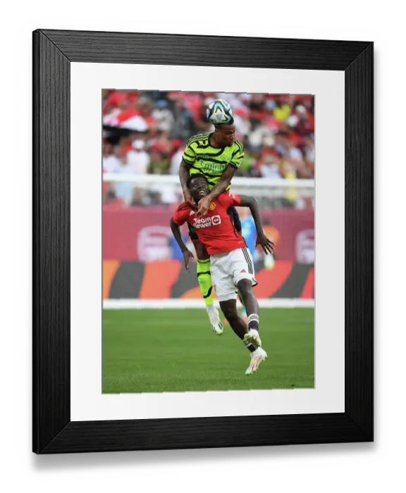Framed Print : Arsenal vs Manchester United: Pre-Season Clash at MetLife Stadium (2023) Framed Print : Arsenal vs Manchester United: Pre-Season Clash at MetLife Stadium (2023)
