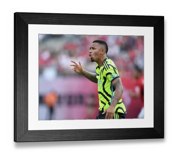 Framed Print : Arsenal vs Manchester United: Pre-Season Clash at MetLife Stadium (2023) Framed Print : Arsenal vs Manchester United: Pre-Season Clash at MetLife Stadium (2023)