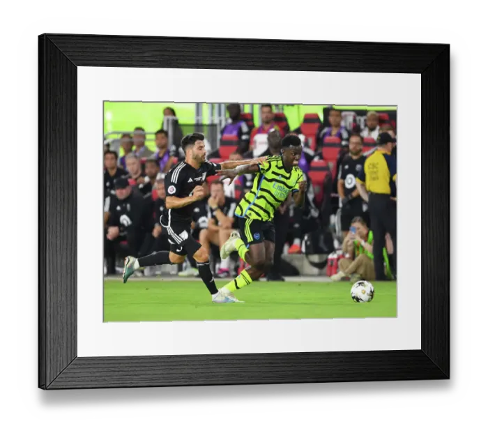 Framed Print : Arsenal Takes on MLS All-Stars in 2023 Framed Print : Arsenal Takes on MLS All-Stars in 2023
