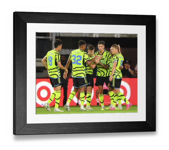 Framed Print : Arsenal FC vs MLS All-Stars: Kai Havertz Scores First Goal in Win, 2023 MLS All-Star Game, Washington D.C Framed Print : Arsenal FC vs MLS All-Stars: Kai Havertz Scores First Goal in Win, 2023 MLS All-Star Game, Washington D.C