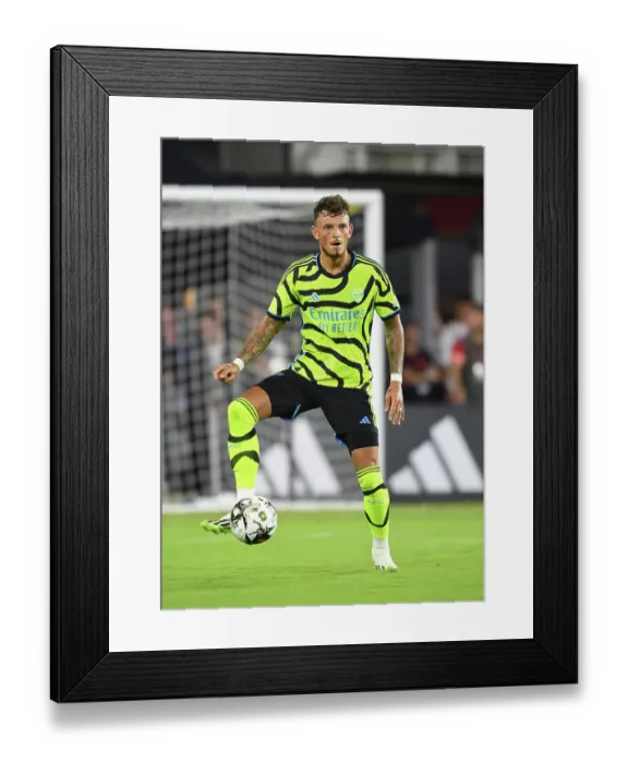 Framed Print : WASHINGTON, DC - JULY 19: Ben White of Arsenal during the MLS All-Star Game between Arsenal FC Framed Print : WASHINGTON, DC - JULY 19: Ben White of Arsenal during the MLS All-Star Game between Arsenal FC