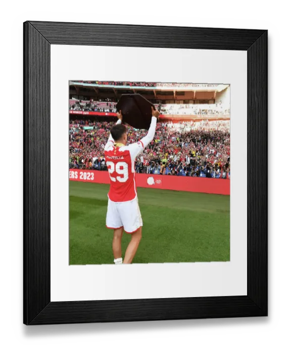 Framed Print : Arsenal's Kai Havertz Reacts after the Community Shield Match against Manchester City, 2023-24 Framed Print : Arsenal's Kai Havertz Reacts after the Community Shield Match against Manchester City, 2023-24
