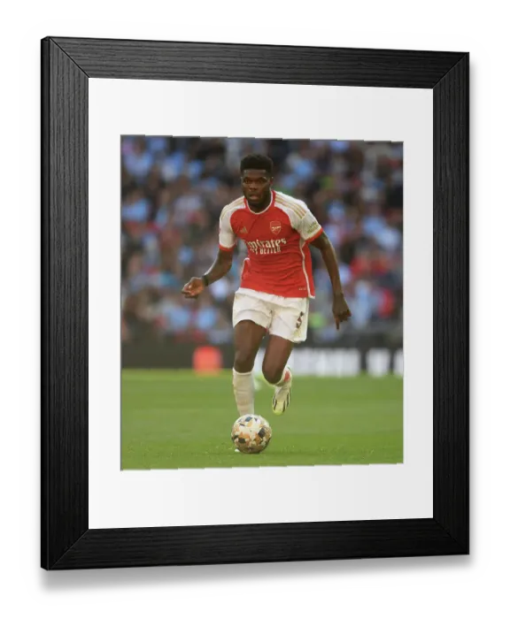 Framed Print : Thomas Partey Goes Head-to-Head: Arsenal vs. Manchester City - FA Community Shield Showdown, 2023-24 Framed Print : Thomas Partey Goes Head-to-Head: Arsenal vs. Manchester City - FA Community Shield Showdown, 2023-24