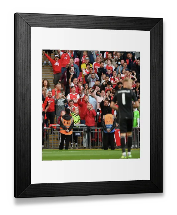 Framed Print : Arsenal Fans Passionate Pride: A Sea of Red and White at the 2023 Community Shield (Arsenal vs. Manchester City) Framed Print : Arsenal Fans Passionate Pride: A Sea of Red and White at the 2023 Community Shield (Arsenal vs. Manchester City)