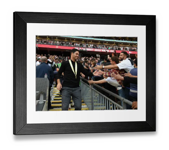 Framed Print : Mikel Arteta Leads Arsenal in FA Community Shield Clash Against Manchester City, 2023-24 Framed Print : Mikel Arteta Leads Arsenal in FA Community Shield Clash Against Manchester City, 2023-24