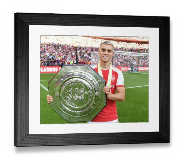 Framed Print : Arsenal's Leandro Trossard Reacts After Community Shield Loss to Manchester City, 2023-24 Framed Print : Arsenal's Leandro Trossard Reacts After Community Shield Loss to Manchester City, 2023-24