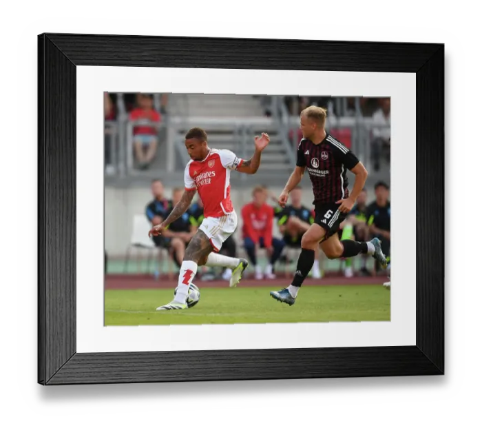 Framed Print : Gabriel Jesus Stars: Arsenal Secures Pre-Season Win over FC Nurnberg, 2023 Framed Print : Gabriel Jesus Stars: Arsenal Secures Pre-Season Win over FC Nurnberg, 2023