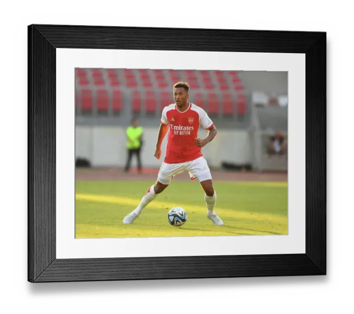 Framed Print : Arsenal's Auston Trusty Goes Head-to-Head with FC Nurnberg in Pre-Season Clash Framed Print : Arsenal's Auston Trusty Goes Head-to-Head with FC Nurnberg in Pre-Season Clash