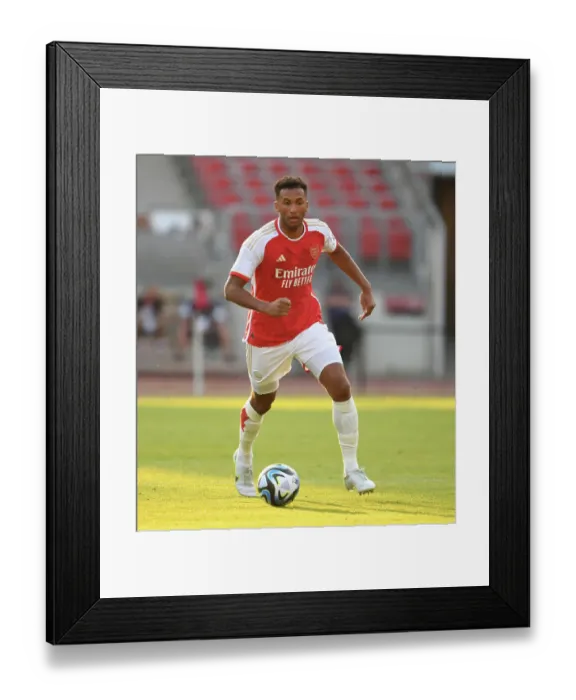 Framed Print : Arsenal's Auston Trusty Clashes with FC Nurnberg in Pre-Season Friendly Framed Print : Arsenal's Auston Trusty Clashes with FC Nurnberg in Pre-Season Friendly
