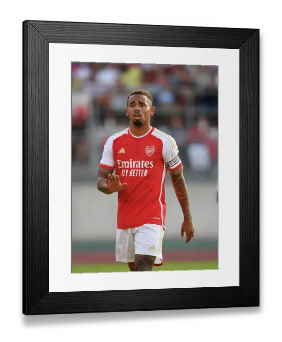 Framed Print : Arsenal's Gabriel Jesus in Action: Pre-Season Friendly against FC Nurnberg, 2023 Framed Print : Arsenal's Gabriel Jesus in Action: Pre-Season Friendly against FC Nurnberg, 2023