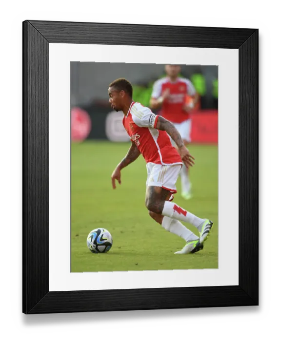 Framed Print : Arsenal's Gabriel Jesus in Action against FC Nurnberg during Pre-Season Friendly, 2023 Framed Print : Arsenal's Gabriel Jesus in Action against FC Nurnberg during Pre-Season Friendly, 2023