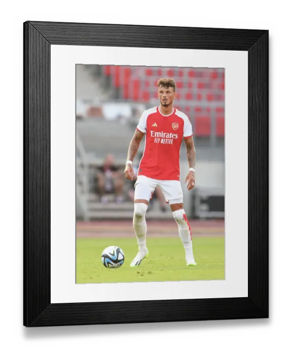 Framed Print : Arsenal's Ben White in Action: Nuremberg vs Arsenal, 2023 Pre-Season Friendly Framed Print : Arsenal's Ben White in Action: Nuremberg vs Arsenal, 2023 Pre-Season Friendly