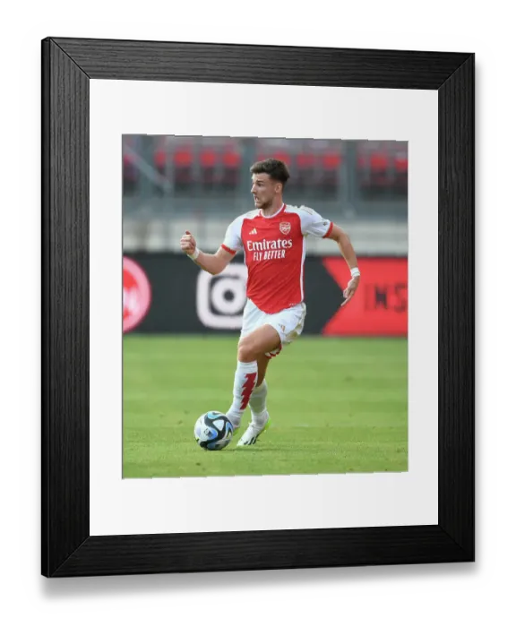 Framed Print : Arsenal's Kieran Tierney in Action: Nuremberg vs. Arsenal, 2023 Framed Print : Arsenal's Kieran Tierney in Action: Nuremberg vs. Arsenal, 2023