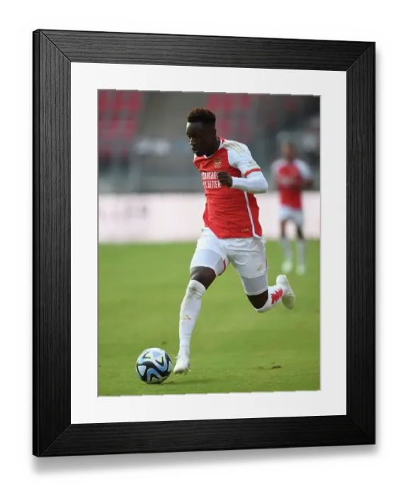 Framed Print : Arsenal's Flo Balogun Dazzles in Nuremberg Pre-Season Friendly, July 2023 Framed Print : Arsenal's Flo Balogun Dazzles in Nuremberg Pre-Season Friendly, July 2023
