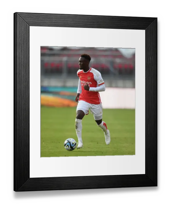 Framed Print : Arsenal's Pre-Season Friendly Clash with FC Nurnberg in Germany, July 2023: Flo Balogun in Action Framed Print : Arsenal's Pre-Season Friendly Clash with FC Nurnberg in Germany, July 2023: Flo Balogun in Action