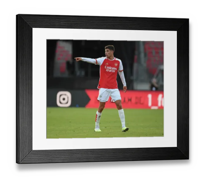 Framed Print : Arsenal's Kai Havertz Dazzles in Nuremberg Pre-Season Friendly, 2023