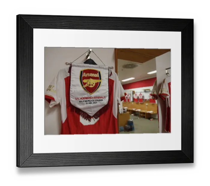 Framed Print : Arsenal's Pre-Season Encounter: FC Nurnberg at Max-Morlock Stadion