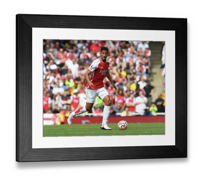 Framed Print : Arsenal's William Saliba Makes Debut: Gunners Kick Off 2023-24 Premier League Season Against Nottingham Forest Framed Print : Arsenal's William Saliba Makes Debut: Gunners Kick Off 2023-24 Premier League Season Against Nottingham Forest