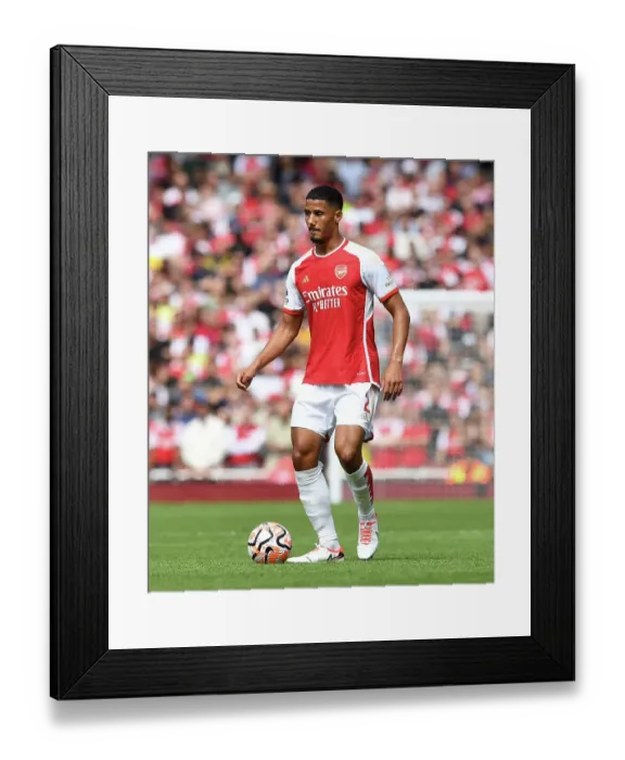 Framed Print : Arsenal's William Saliba Makes Debut: Gunners Kick Off 2023-24 Premier League Season Against Nottingham Forest Framed Print : Arsenal's William Saliba Makes Debut: Gunners Kick Off 2023-24 Premier League Season Against Nottingham Forest