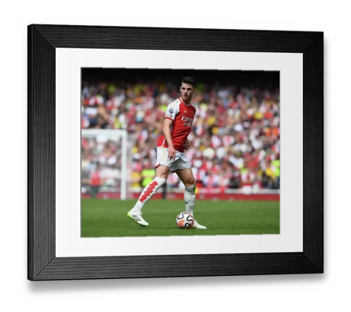 Framed Print : Declan Rice in Action: Arsenal vs. Nottingham Forest, Premier League 2023-24 Framed Print : Declan Rice in Action: Arsenal vs. Nottingham Forest, Premier League 2023-24