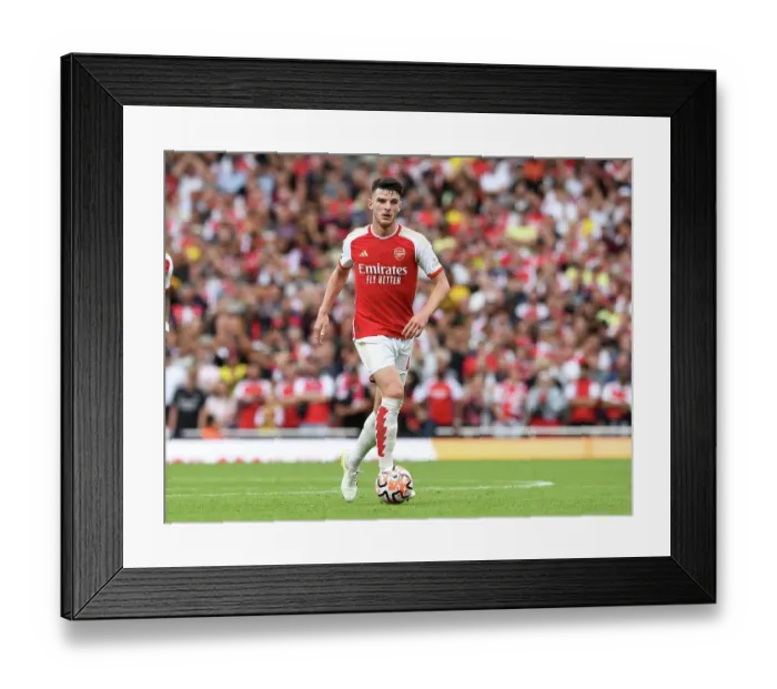 Framed Print : Declan Rice in Action: Arsenal vs. Nottingham Forest, Premier League 2023-24