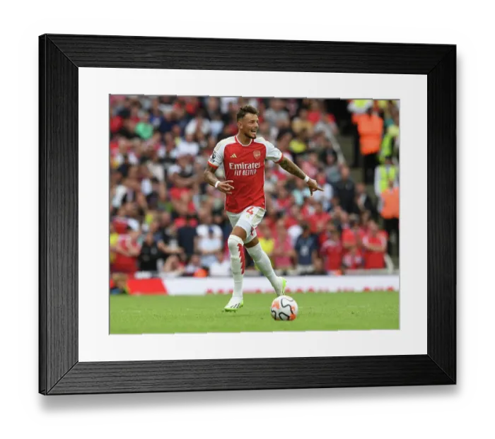 Framed Print : Arsenal vs. Nottingham Forest: Banana Skins and Premier League Drama (2023-24)