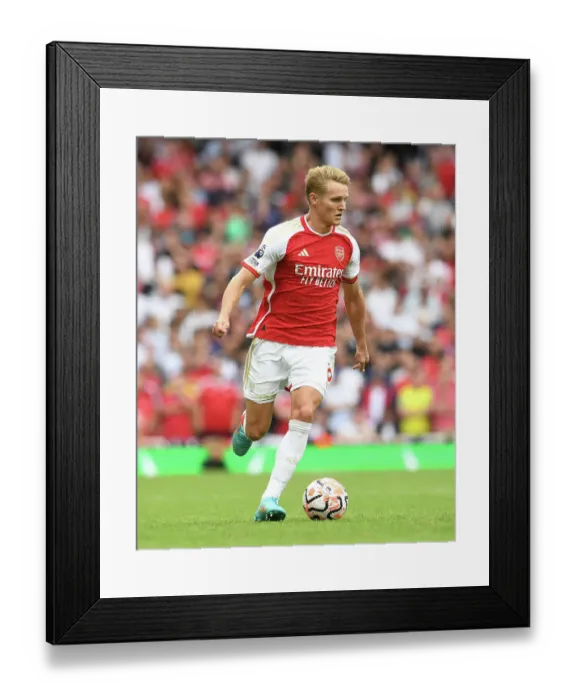 Framed Print : Arsenal's Martin Odegaard Shines: Gunners Kick Off 2023-24 Premier League Season with Victory over Nottingham Forest Framed Print : Arsenal's Martin Odegaard Shines: Gunners Kick Off 2023-24 Premier League Season with Victory over Nottingham Forest