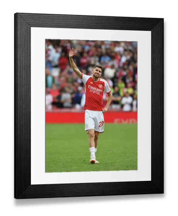 Framed Print : Jorginho's Triumph: Arsenal's Victory Against Nottingham Forest in the 2023-24 Premier League