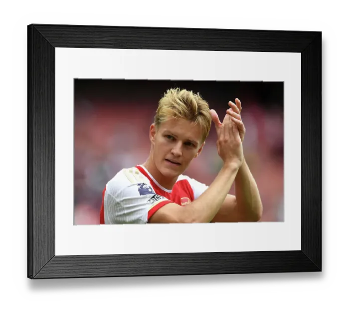 Framed Print : Martin Ødegaard Leads Arsenal to Premier League Victory over Nottingham Forest (2023-24)
