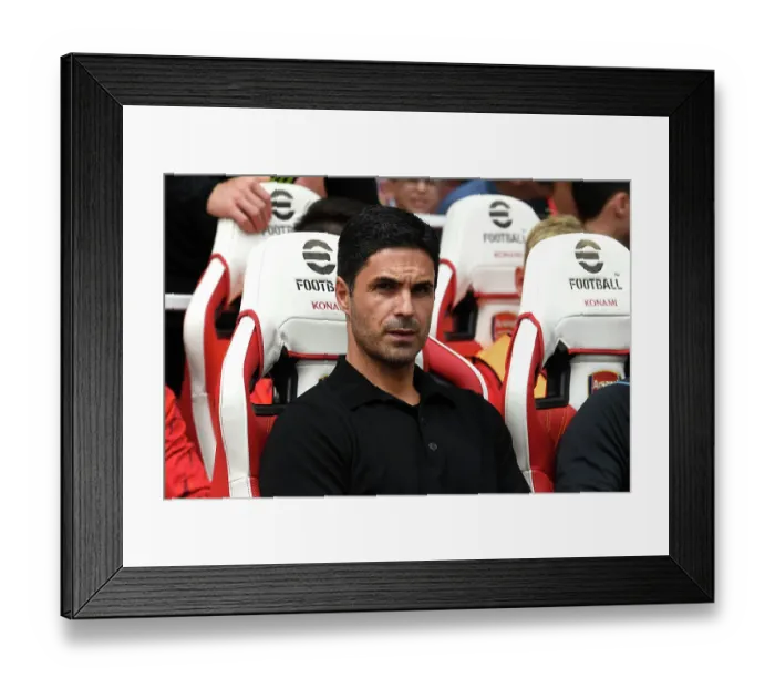 Framed Print : Arsenal vs Nottingham Forest: Mikel Arteta's Premier League Debut (2023-24)