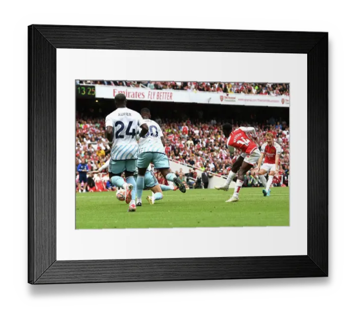 Framed Print : Arsenal's Nketiah Scores First Goal of 2023-24 Premier League Season Against Nottingham Forest Framed Print : Arsenal's Nketiah Scores First Goal of 2023-24 Premier League Season Against Nottingham Forest