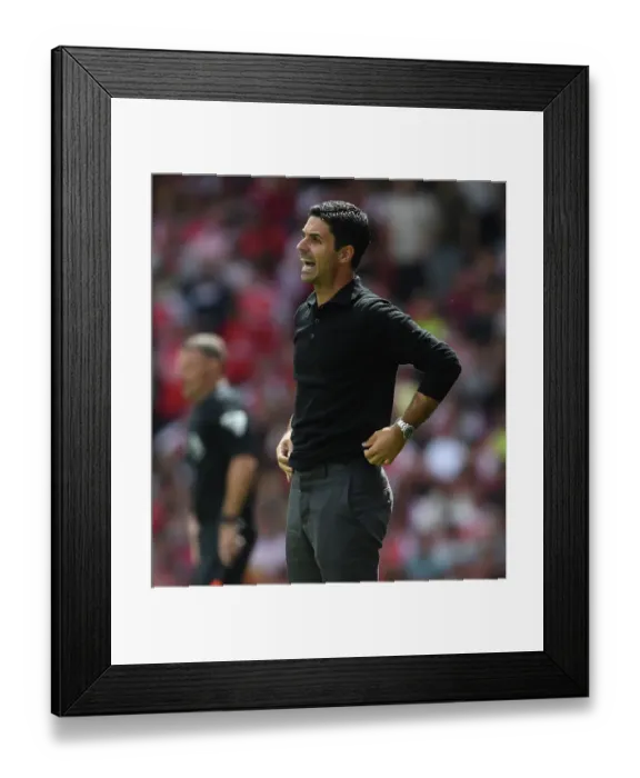 Framed Print : Arteta's First Test: Arsenal vs. Nottingham Forest in the 2023-24 Premier League