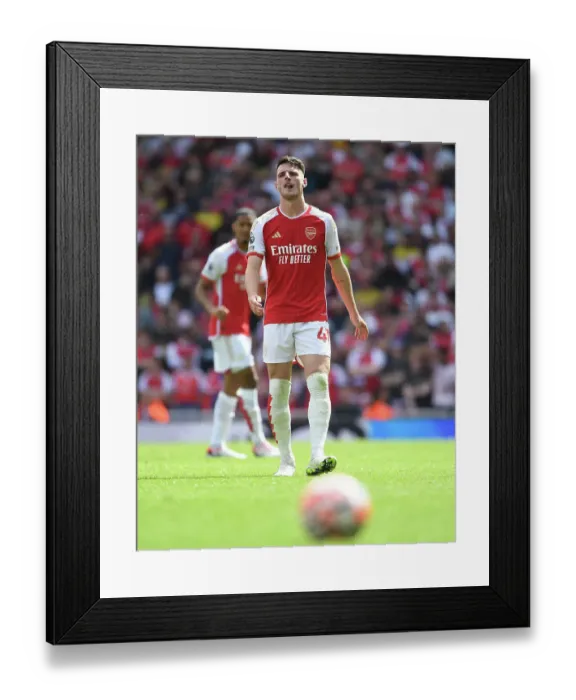 Framed Print : Declan Rice in Action: Arsenal vs. Nottingham Forest - Premier League 2023-24