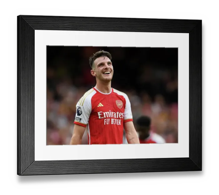 Framed Print : Declan Rice's Emotional Moment: Arsenal vs. Nottingham Forest in 2023-24 Premier League Framed Print : Declan Rice's Emotional Moment: Arsenal vs. Nottingham Forest in 2023-24 Premier League