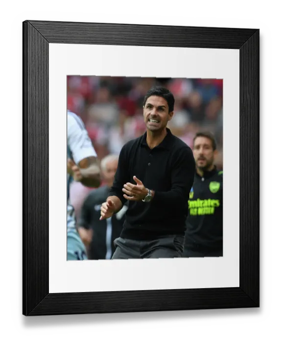 Framed Print : Arsenal vs. Nottingham Forest: Mikel Arteta Faces Off in the 2023-24 Premier League Showdown Framed Print : Arsenal vs. Nottingham Forest: Mikel Arteta Faces Off in the 2023-24 Premier League Showdown