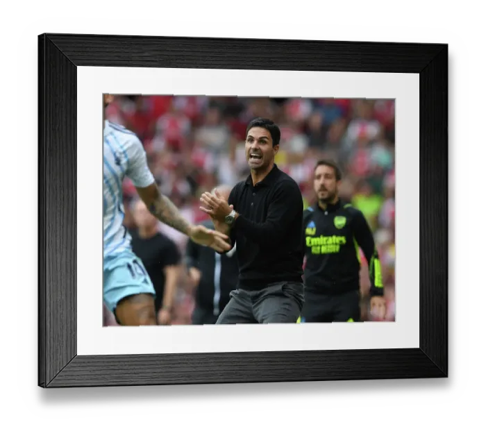 Framed Print : Arsenal vs Nottingham Forest: Mikel Arteta Leads the Gunners in 2023-24 Premier League Clash Framed Print : Arsenal vs Nottingham Forest: Mikel Arteta Leads the Gunners in 2023-24 Premier League Clash