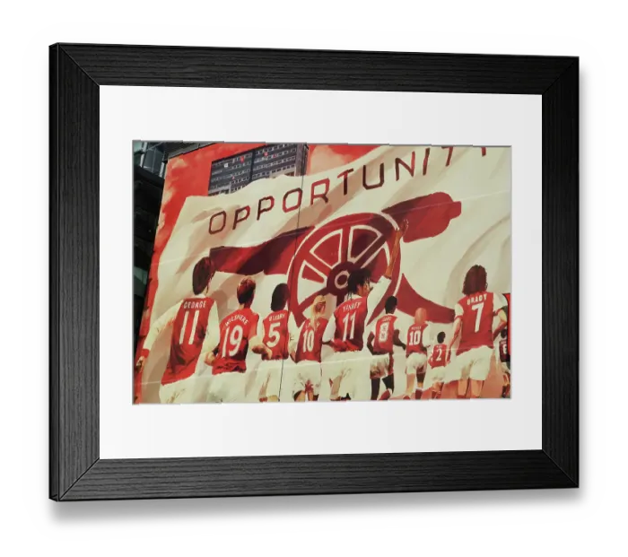 Framed Print : Arsenal vs. Nottingham Forest: Premier League Showdown at Emirates Stadium (2023-24)