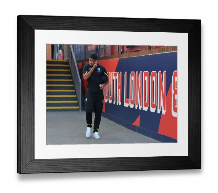 Framed Print : William Saliba's Arsenal Debut: Crystal Palace vs Arsenal, 2023-24 Premier League