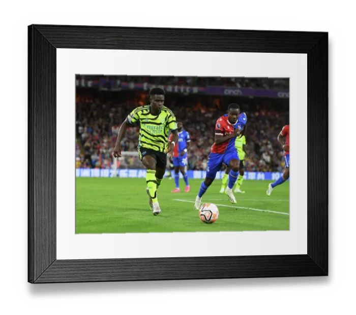 Framed Print : Arsenal's Bukayo Saka in Action: Arsenal vs. Crystal Palace, Premier League 2023-24 Framed Print : Arsenal's Bukayo Saka in Action: Arsenal vs. Crystal Palace, Premier League 2023-24