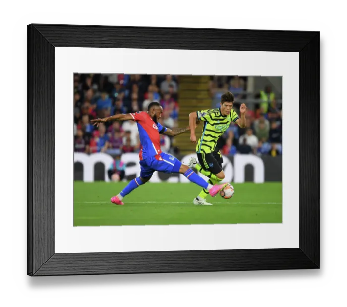 Framed Print : Clash at Selhurst Park: Tomiyasu vs Ayew in Premier League Showdown (Crystal Palace v Arsenal 2023-24) Framed Print : Clash at Selhurst Park: Tomiyasu vs Ayew in Premier League Showdown (Crystal Palace v Arsenal 2023-24)