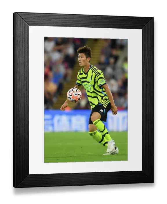 Framed Print : Tomiyasu in Control: Crystal Palace vs. Arsenal, Premier League 2023-24