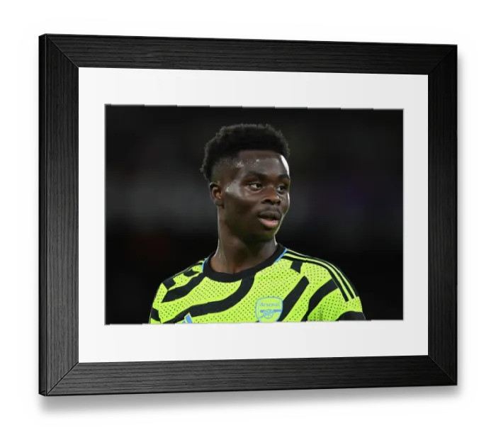 Framed Print : Bukayo Saka Shines: Crystal Palace vs. Arsenal, 2023-24 Premier League Framed Print : Bukayo Saka Shines: Crystal Palace vs. Arsenal, 2023-24 Premier League