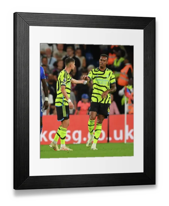 Framed Print : Gabriel Takes the Arsenal Captaincy: Crystal Palace vs Arsenal FC, Premier League 2023-24