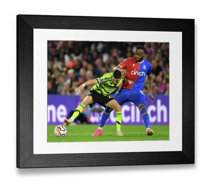 Framed Print : Battle for Possession: Jorginho vs. Jordan Ayew - A Premier League Showdown at Selhurst Park Framed Print : Battle for Possession: Jorginho vs. Jordan Ayew - A Premier League Showdown at Selhurst Park