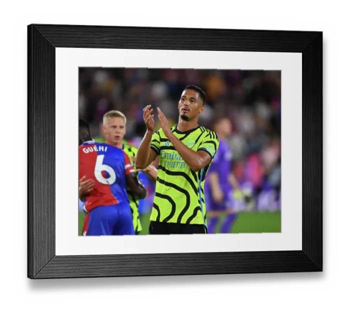 Framed Print : William Saliba's Debut: Arsenal Secure Victory Over Crystal Palace in 2023-24 Premier League Opener Framed Print : William Saliba's Debut: Arsenal Secure Victory Over Crystal Palace in 2023-24 Premier League Opener