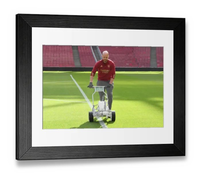 Framed Print : Arsenal's Emirates Stadium: Ready for Battle - Arsenal vs. Fulham (2023-24) Pre-Match Preparations Framed Print : Arsenal's Emirates Stadium: Ready for Battle - Arsenal vs. Fulham (2023-24) Pre-Match Preparations
