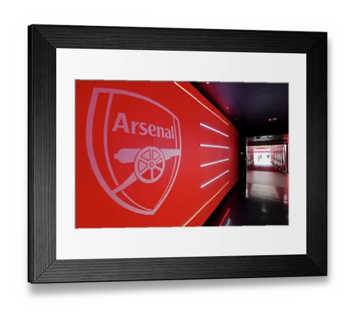 Framed Print : Arsenal FC vs Fulham FC: Inside the Emirates Tunnel, Premier League 2023-24 Framed Print : Arsenal FC vs Fulham FC: Inside the Emirates Tunnel, Premier League 2023-24
